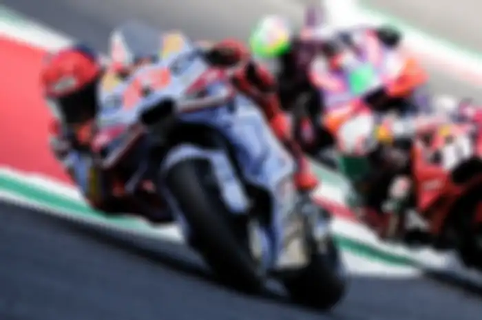 Marc Marquez (Gresini Racing) finis di urutan ke-4 di balapan utama MotoGP Italia 2024.