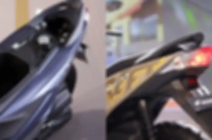 Behel All New Honda BeAT 2024 memiliki bahan plastik, sebelumnya besi.