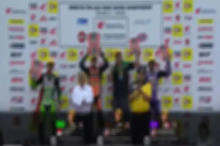 Pembalap Indonesia, Adytya Fauzi raih podium di race 2 UB150 ARRC Jepang 2024.