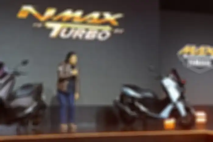 Komeng saat launching Yamaha NMAX Turbo 2024.