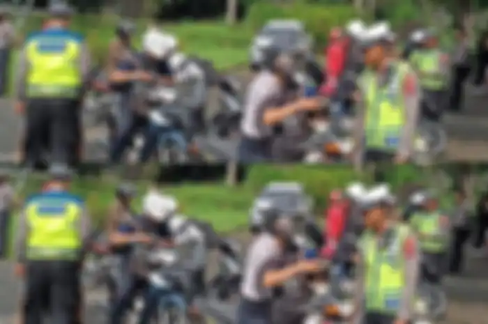 Pelaksanaan razia pajak kendaraan di Balikpapan.