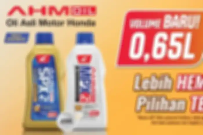 AHM Oil MPX dan SPX ini hanya boleh dipakai untuk motor matic Honda keluaran baru