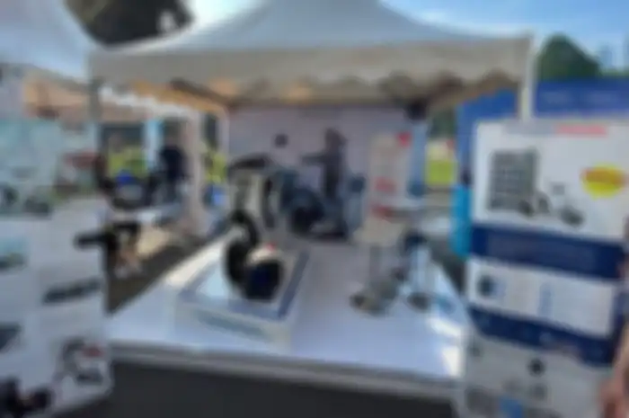 Motor listrik Honda EM1 e: ramaikan Jakarta International Marathon 2024.