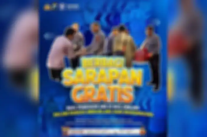 Perut kenyang dapat sarapan gratis, perpanjang SIM jadi tenang.