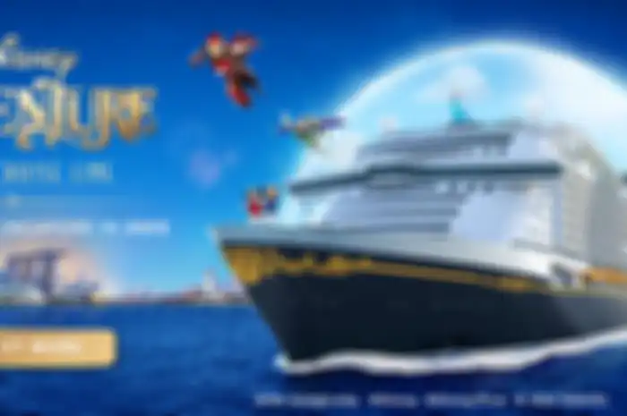 Traveloka resmi jadi distributor tiket kapal pesiar Disney Cruise line yang akab berbasis di Singapura