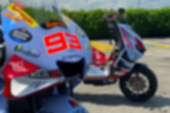Motor MotoGP Marc Marquez dan Italjet Dragster edisi Gresini Racing