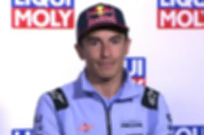 Marc Marquez saat konfrensi pers sebelum MotoGP Jerman 2024, Kamis (4/7/2024).