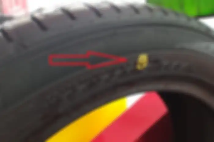 Bulatan kuning di ban motor bukan karena cipratan cat namun mengandung arti