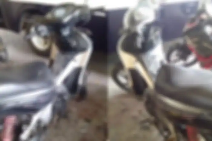 Honda Supra X Helm In motor bebek irit bensin harga murah akan dilelang KPKNL Manado.