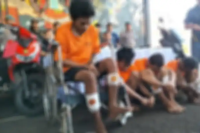  Maling motor nekat mau bacok polisi saat hendak ditangkap di Kelapa Gading, Jakarta Utara. 