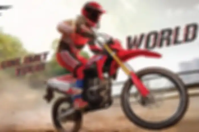 Honda CRF150L punya tampilan trail gagah