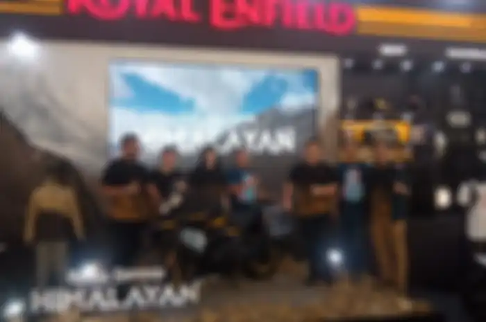 Royal Enfield rilis All New Himalayan 450 dan Shotgun 650 di GIIAS 2024 pada Kamis (18/7/2024).