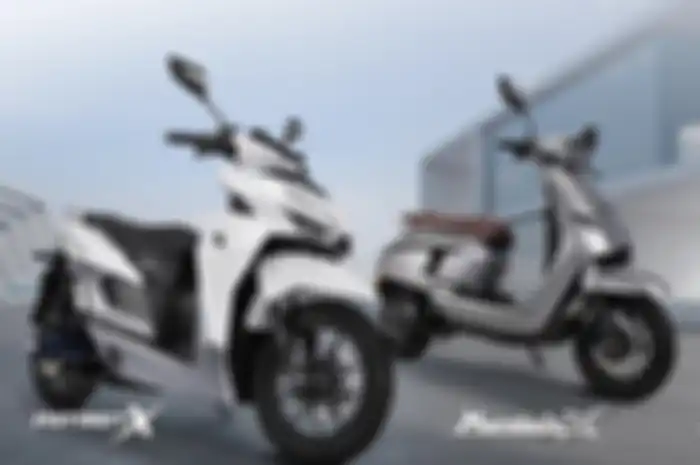 Tampilan motor listrik baru dari Volta yang meluncur di GIIAS 2024.