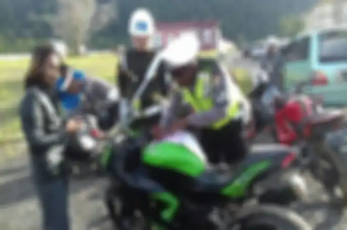 Foto ilustrasi. Razia Operasi Patuh 2024 di Papua Barat jaring 45 motor.