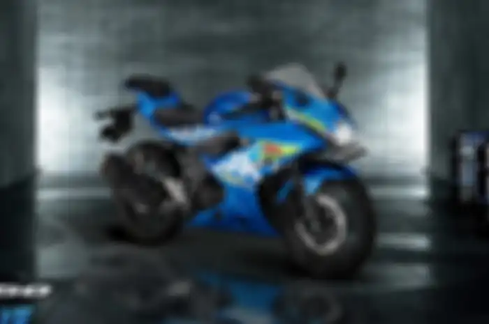 Ilustrasi motor sport Suzuki GSX-R150.