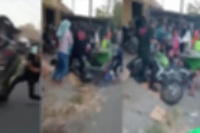 Kawasaki Ninja Gagal Atraksi Standing di Karnaval Bocah Jadi Korban Tertimpa Motor Kejadian di Nganjuk 