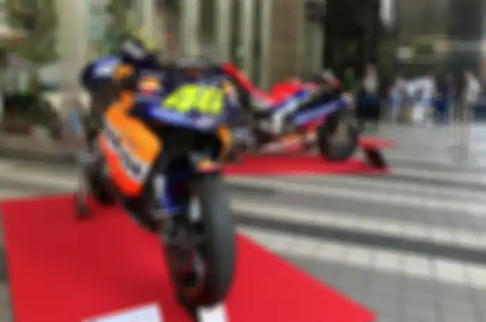 Honda pajang motor MotoGP Valentino Rosi sampai Joan Mir