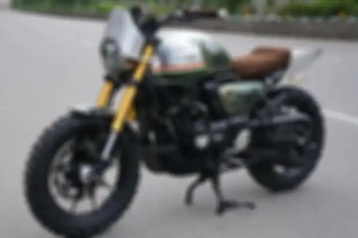 Modifikasi motor TVS Ronin.