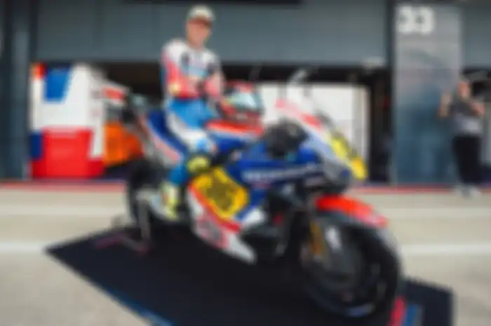 Motor Honda RC213V pakai livery khusus di MotoGP Inggris 2024