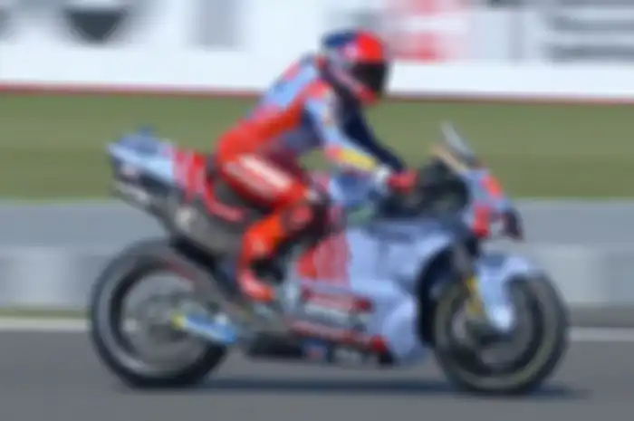 Marc Marquez saat menjalani sesi Practice MotoGP Inggris 2024 di Sirkuit Silverstone, Jumat (2/8/2024).