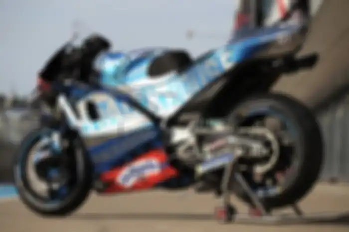 Livery baru tim Trackhouse Racing Aprilia di MotoGP Inggris mirip Suzuki Ecstar.