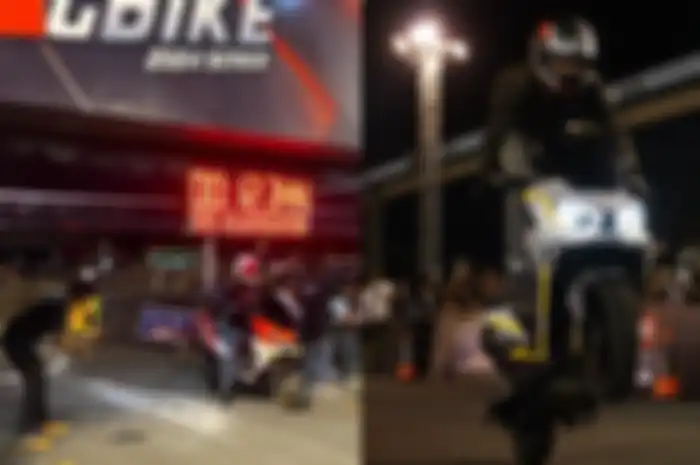 Motor listrik Polytron buktikan ketangguhan dengan berlaga di arena dragbike dan dipakai freestyle Wawan Tembong.
