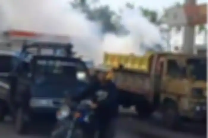 Peristiwa Suzuki Thunder terbakar tersebut terjadi di SPBU Pertamina di SPBU 24.355.95, Pematang Pasir, Lampung Selatan.  