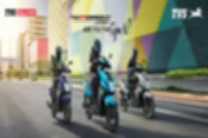 Tampilan motor baru TVS Ntorq 125 2024.