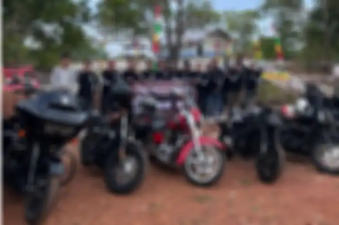 Komunitas moge Harley-Davidson, Rebellion MC Indonesia bersama Kodim 0413 Bangka menggelar hajatan akbar Festival Musik Band TMMD 121.