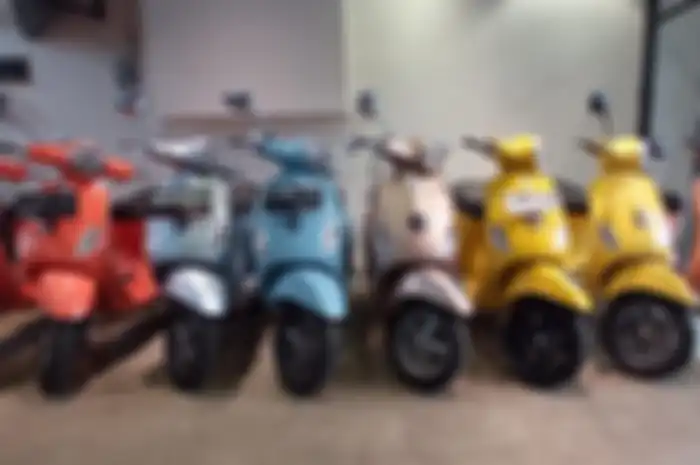 Vespa LX 125 bekas dijual di Vescooter Kemang, Jakarta Selatan.