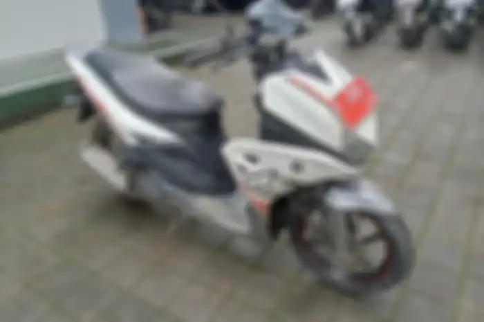 Yamaha Aerox 125 LC bekas kendaraan dinas BPS Kabupaten Cianjur dilelang.
