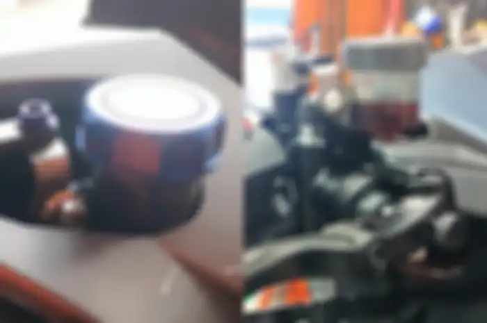Posisi tabung bisa pendek tergantung batok dan model master rem 