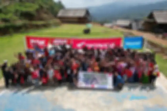 GTR150 Riders touring Culture Ride ke Kasepuhan Gelar Alam, Cisolok, Sukabumi, Jawa Barat, Minggu (11/8/2024).