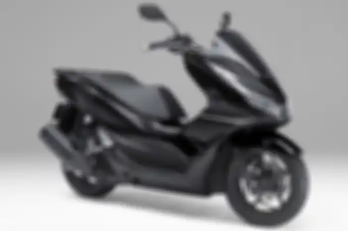 Pilihan warna motor baru Honda PCX 160 Poseidon Black Metallic.