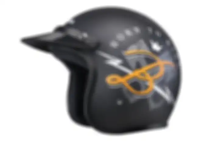 Helm open face Honda Born to Ride