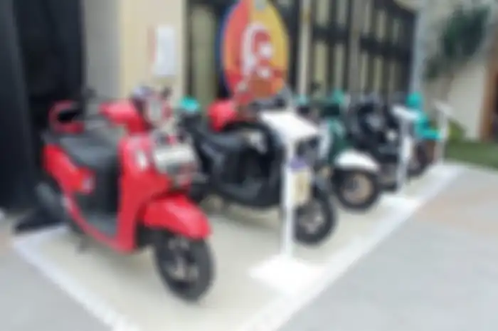 Fazzio Modifest, kontes modifikasi Yamaha Fazzio di Grand Galaxy Park Bekasi, Sabtu (31/8/2024).