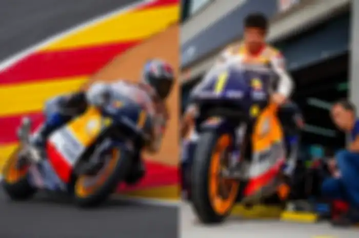 Alex Criville ngegas Honda NSR500 di MotoGP Aragon 2024 kemarin