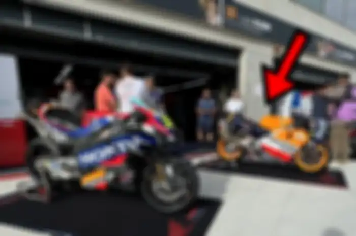 Ada motor 2-tak legendaris di paddock Honda saat MotoGP Aragon 2024