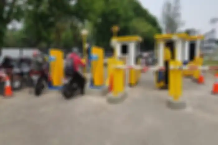 Foto ilustrasi parkir motor di GBK, siap-siap ikutan Misa Agung Paus Fransiskus.