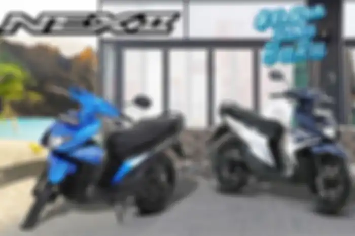 Foto ilustrasi motor baru Suzuki Nex II, segini cicilan paling murah skutik tersebut.