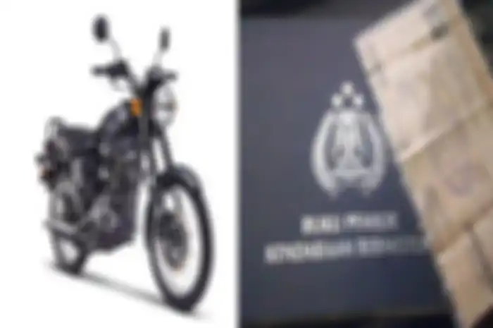Foto ilustrasi STNK dan BPKB sebagai syarat bayar pajak motor, serta Kawasaki W175 injeksi.