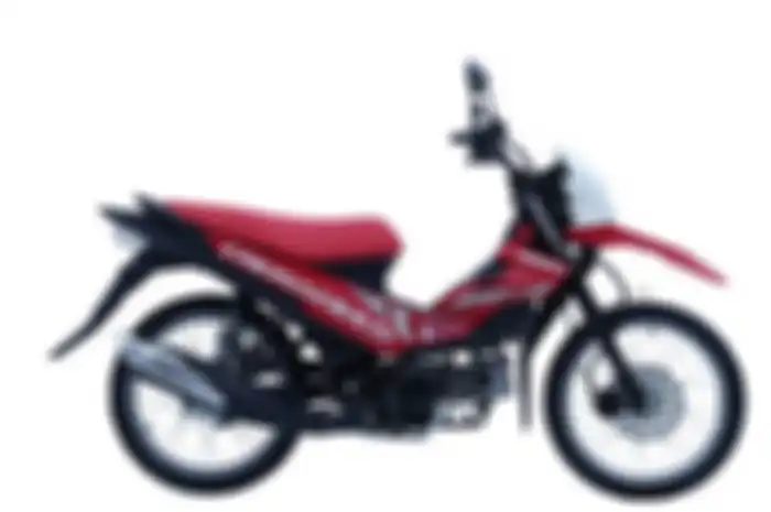 Suzuki Raider J Crossover motor bebek adventure cocok buat penggemar trabasan.