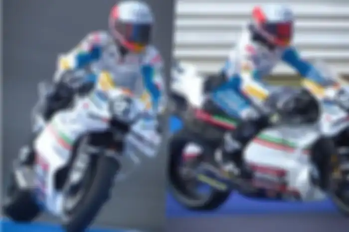 Marc Marquez pakai livery putih di MotoGP San Marino 2024