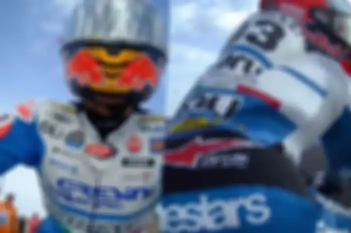 Helm dan Marc Marquez pakai grafis retro di MotoGP San Marino 2024