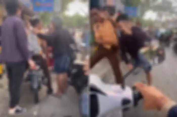 Pemotor duel satu lawan satu kasus tabrak lari di Bali
