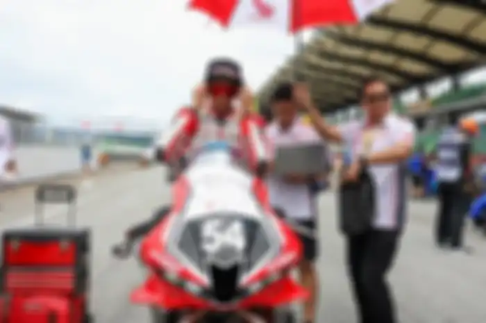 Pembalap Indonesia Veda Ega Pratama di ARRC Malaysia 2024.