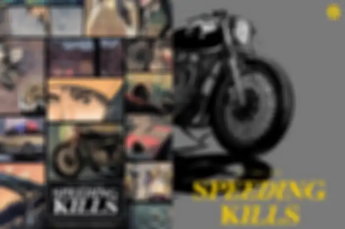 Ilustrasi buku komik tema motor berjudul Speeding Kills karya Pungky Mardhany dari Solace Motorcycle.