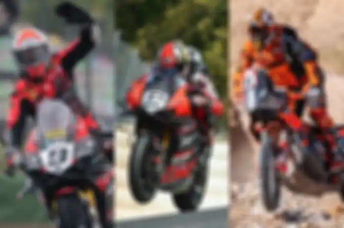 Danilo Petrucci saat menang WorldSBK, MotoAmerica dan Dakar Rally