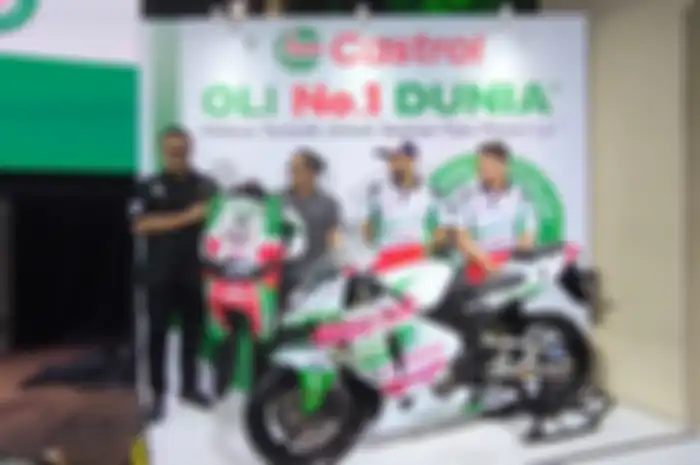 Johann Zarco siap ngegas pakai motor dengan livery spesial di MotoGP Mandalika 2024.