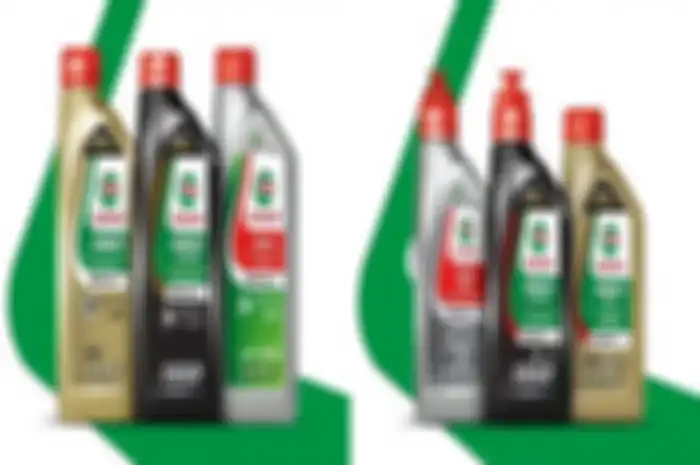 Foto ilustrasi oli motor Castrol.